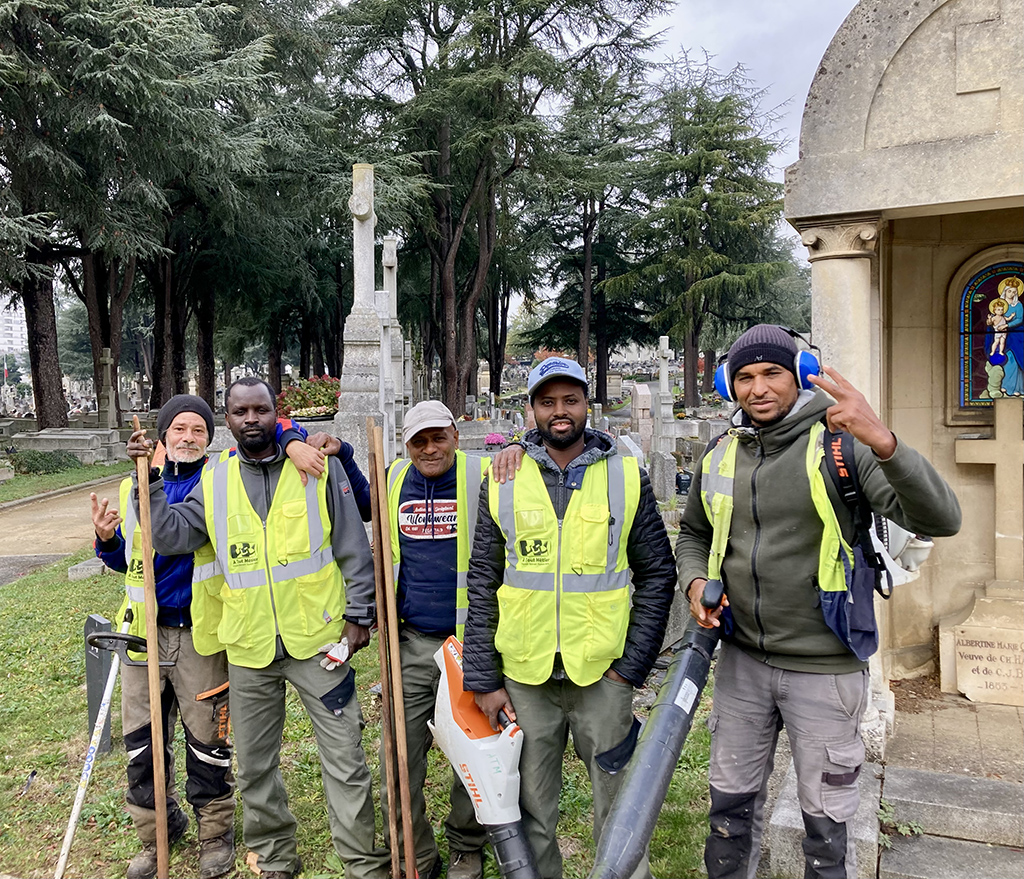 Bravo à nos équipes d'ouvriers paysagistes !